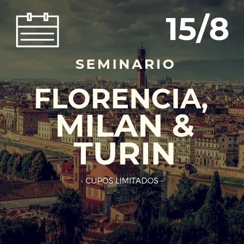 Florencia, Milán & Turin